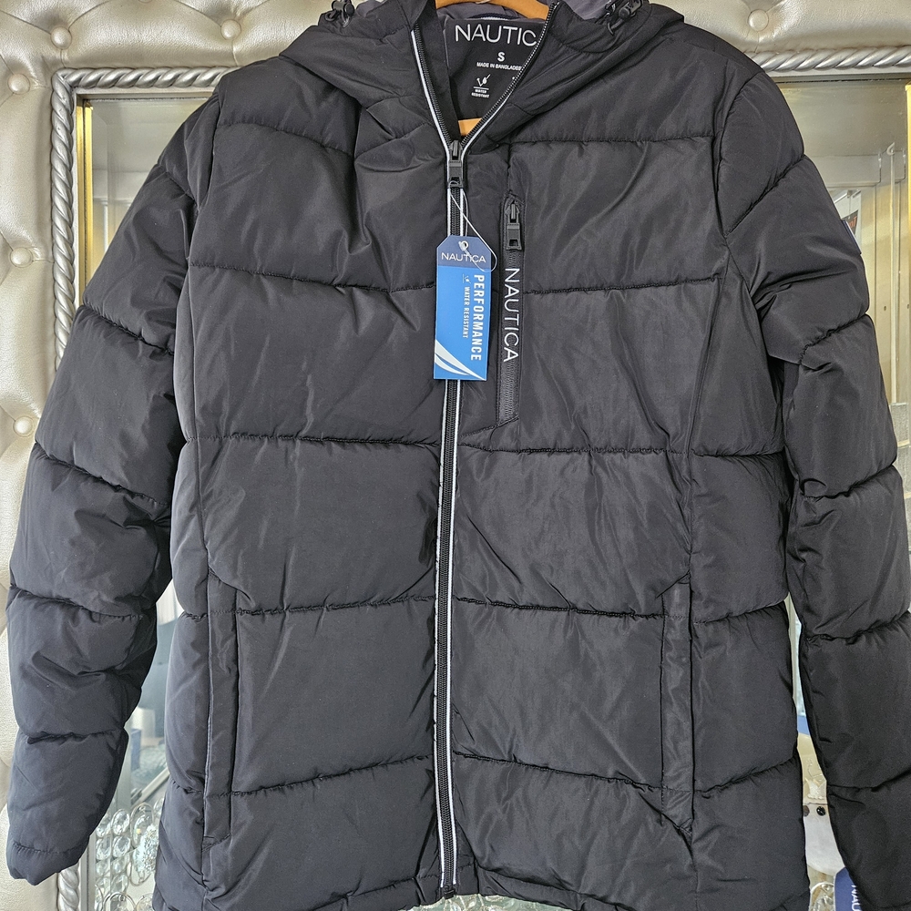 Nautica Men's Black Puffer Jacket